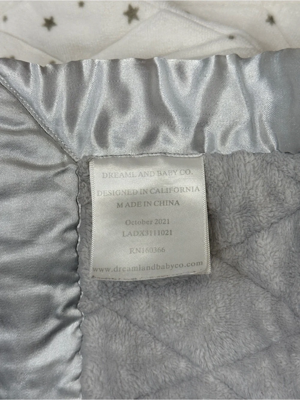 Dreamland baby weighted blanked